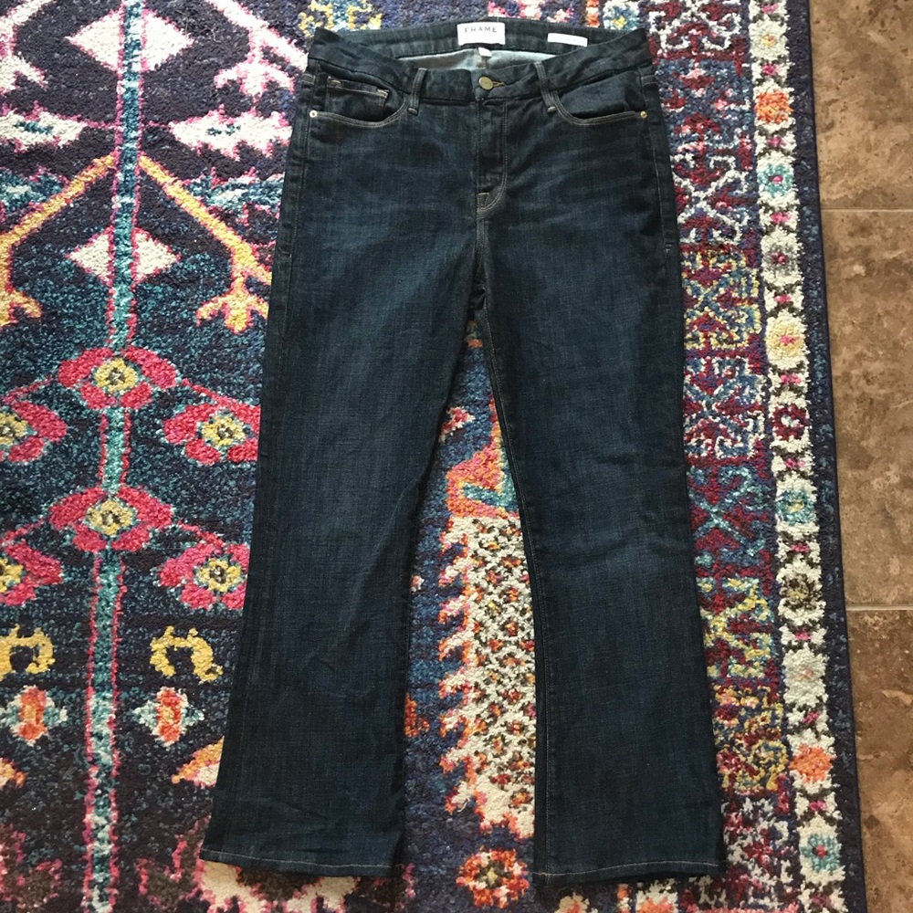 Frame Denim Le Crop Mini Boot